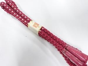 未使用品　正絹　手組帯締め